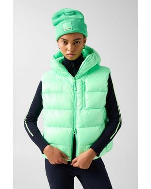 Bogner Fire + Ice Naima Quilted Waistcoat - Green