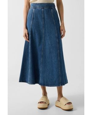 Bogner Naila Denim Skirt - Blue