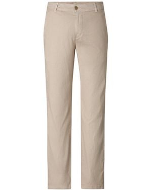 Bogner Linen Mix Chinos Riley Casual For - Natural