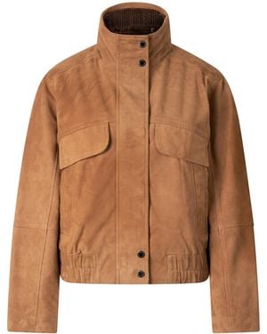 Bogner Anouk Leather Blouson - Brown