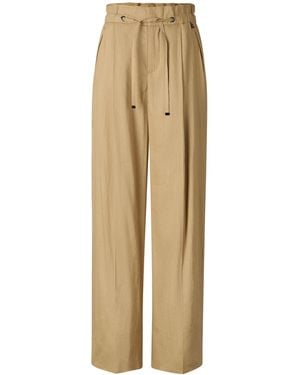 Bogner Candy Linen-blend Trousers - Natural