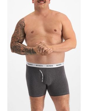 Bonds Guyfront Mid Trunk - Grey