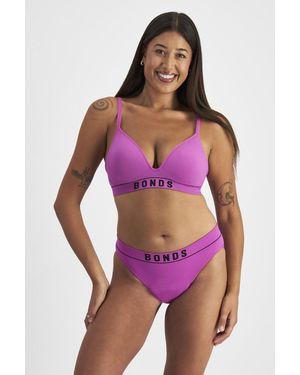 Bonds Bloody Comfytm Period Retro Rib Hi Bikini Moderate - Pink