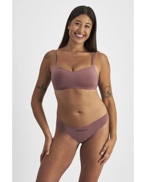 Bonds Icons Micro Wirefree Bra - Brown