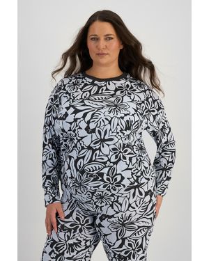 Bonds Sleep Relaxed Long Sleeve Aussie Cotton Tee - Grey