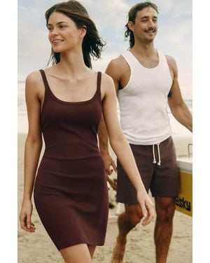 Bonds Stretch Rib Tank Top Dress - Red