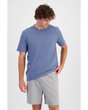 Bonds Cotton Oversized Heavyweight Crew Tee - Blue