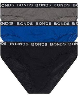Bonds Hipster Brief 3 Pack - Blue