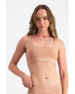 Bonds Bases Viscose Bamboo Seamless Crop - Black