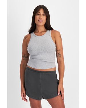 Bonds Rib Bra Tank - Grey