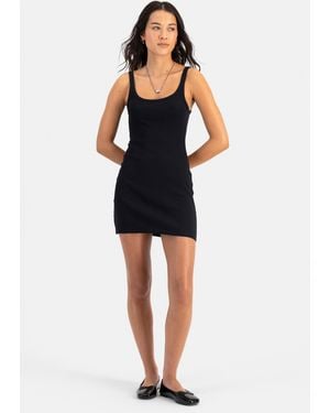Bonds Stretch Rib Tank Top Dress - Black