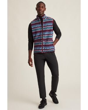 Bonobos Reversible Polar Fleece Vest - Blue
