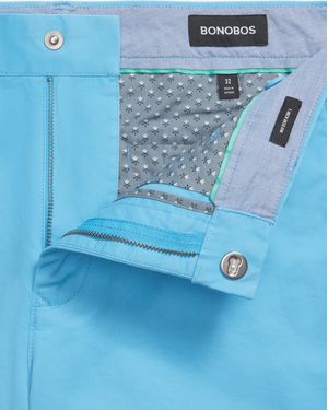 Bonobos Stretch Washed Chino Shorts - Blue