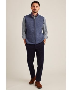 Bonobos Reversible Quilted Vest - Blue