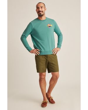 Bonobos Stretch French Terry Crew - Green