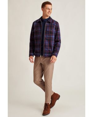 Bonobos The Brushed Cotton Shacket - Blue