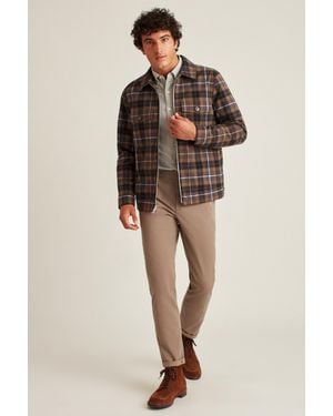 Bonobos The Brushed Cotton Shacket - Blue
