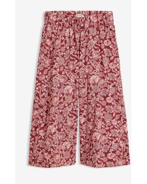 bonprix Culotte Aus Griffigem Popeline - Rot