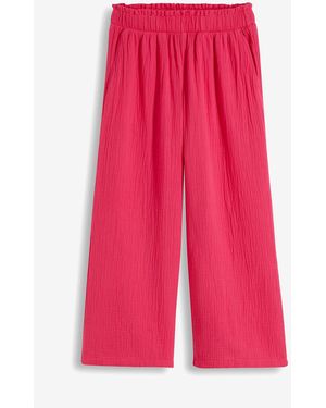 bonprix Musselin-Culotte Aus Baumwolle - Pink