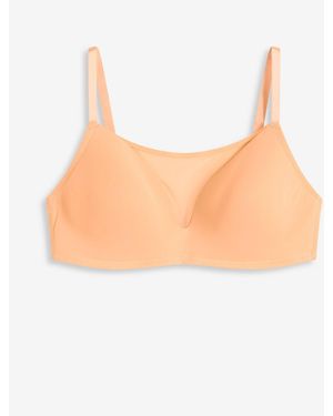 bonprix Schalen-Bh Ohne Bügel Mit Mesh - Orange