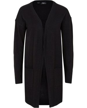 bonprix Longstrickjacke - Schwarz
