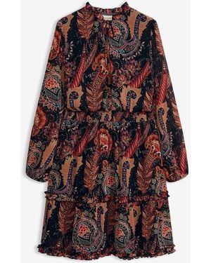 bonprix Chiffonkleid - Rot