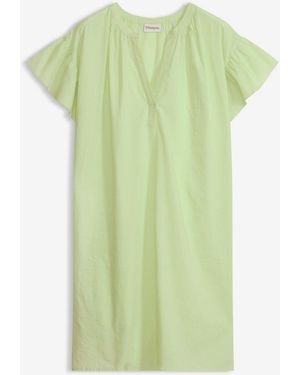 bonprix Strandkleid Aus Reiner Baumwolle - Grün