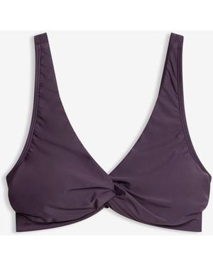 bonprix Bustier-Bikinioberteil Mit Twistdetail - Lila