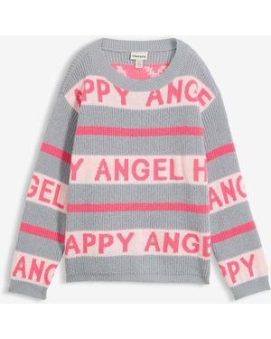 bonprix Boxy-Pullover - Weiß