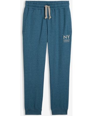 bonprix Jogginghose Mit Kontrastdetails - Blau