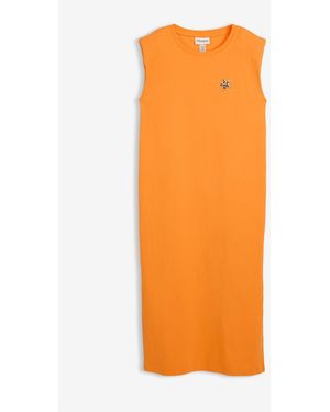 bonprix Shirtkleid Aus Reiner Bio-Baumwolle - Orange