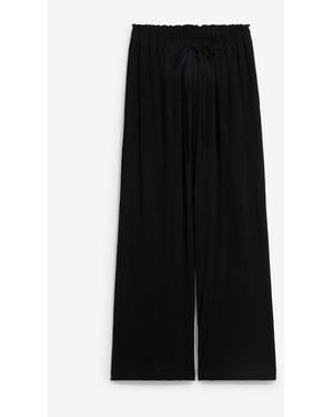 bonprix Palazzo-Hose Aus Reiner Viskose - Schwarz