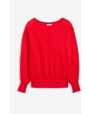 bonprix Pullover Mit Fledermausärmeln - Rot