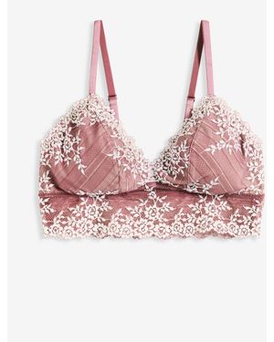 bonprix Bustier Ohne Bügel Mit Recyclingmaterial - Pink
