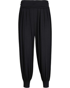 bonprix Haremshose Aus Softem Viskose-Mix - Schwarz