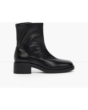 bonprix Boots Mit Flexiblem Schaft - Schwarz