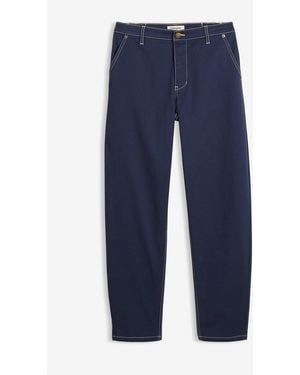 bonprix Barrel Twillhose - Blau