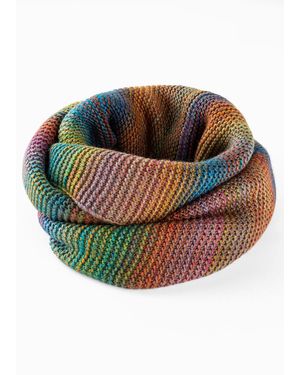 bonprix Loop Schal Mit Effektgarn - Grau