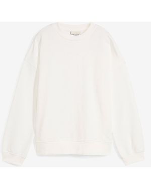 bonprix Oversize-Sweatshirt Aus Reiner Baumwolle - Weiß