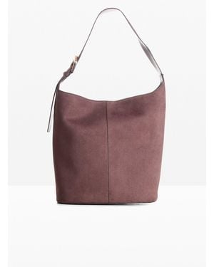 bonprix Beuteltasche Mit Schnallendetail - Lila
