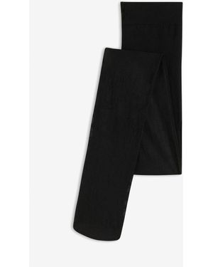 bonprix Strumpfhose Mit Blumenmuster 30Den - Schwarz
