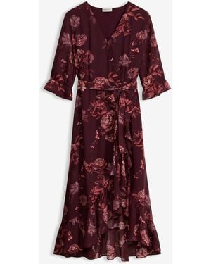 bonprix Chiffonkleid - Rot