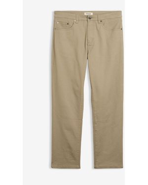 bonprix Classic Fit Stretch-Hose, Straight - Natur