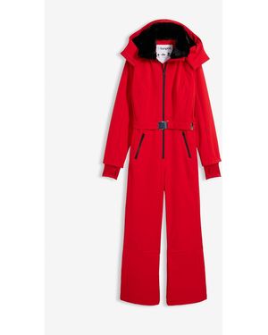 bonprix Wasserabweisender, Warmgefütterter Softshell-Skianzug - Rot