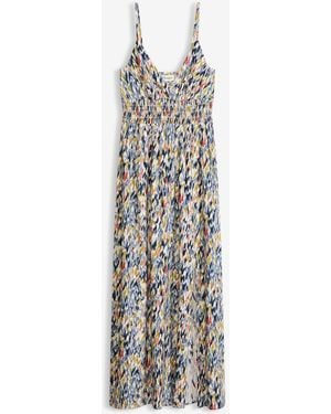 bonprix Maxikleid Aus Fließender Viskose - Weiß