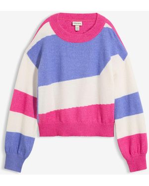 bonprix Weiter Feinstrickpullover - Pink