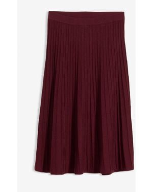 bonprix Strickrock Mit Merinowolle - Lila