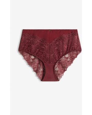 bonprix Maxipanty Mit Zarter Spitze - Rot