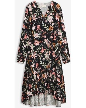 bonprix Midikleid Aus Viskose - Weiß