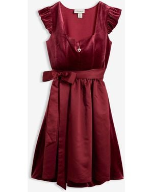 bonprix Dirndl Und Schürze (2-Tlg.Set) - Rot